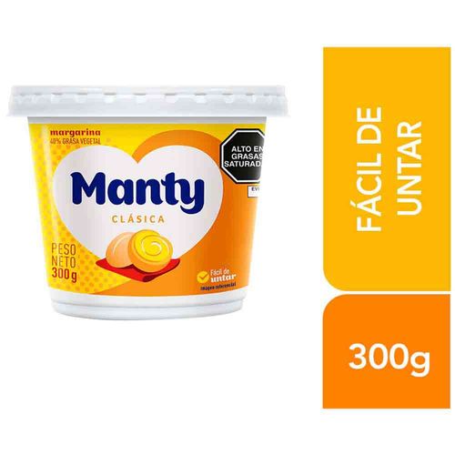 Margarina MANTY Clásica Pote 300g