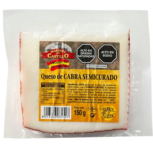 Queso de Cabra MARQUÉS DEL CASTILLO Paquete 150g