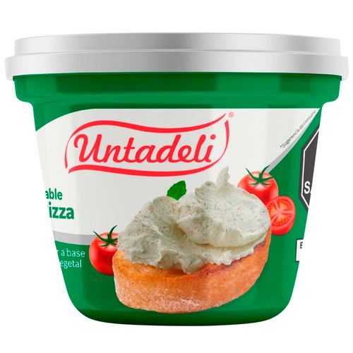 Crema Untable UNTADELI sabor Pizza Pote 140g