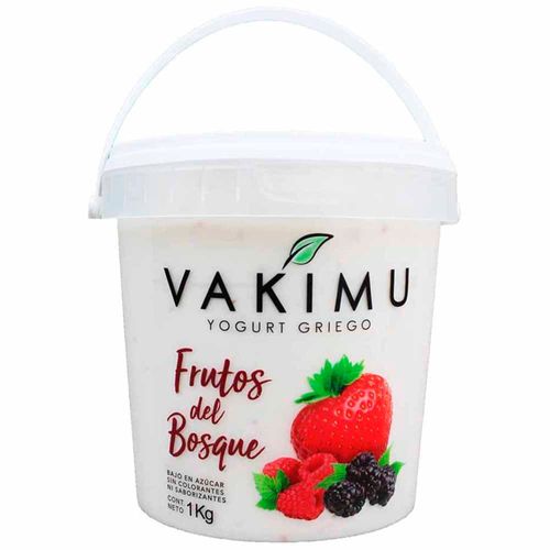 Yogurt Griego VAKIMU Frutos del Bosque Balde 1Kg