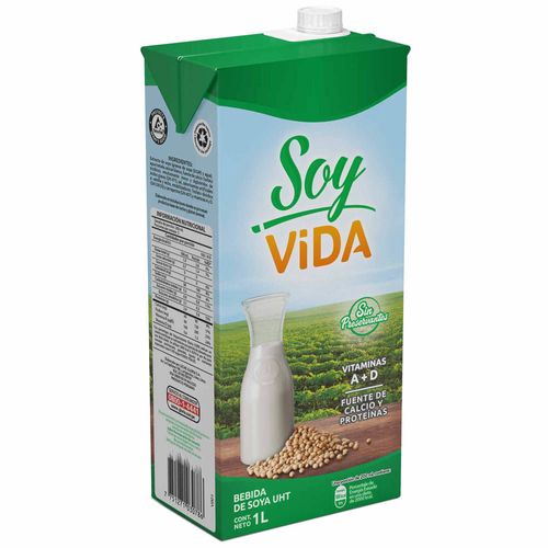 Bebida de Soya UHT SOY VIDA Caja 1L