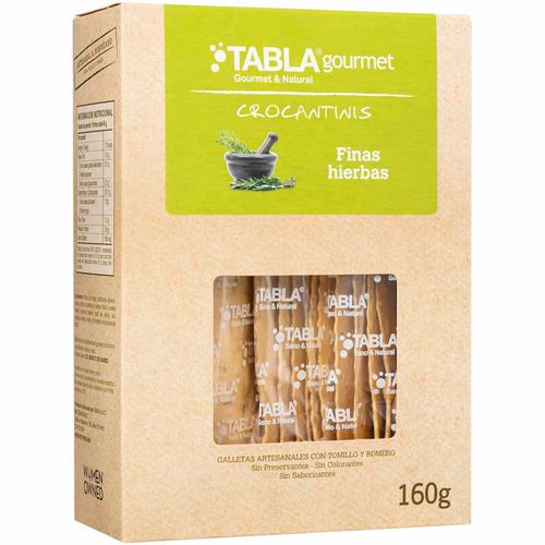 Crocantinis Finas Hierbas TABLA GOURMET Caja 160g