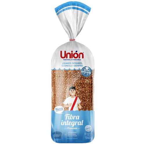 Pan de Molde UNIÓN Fibra Multicereal Bolsa 540g