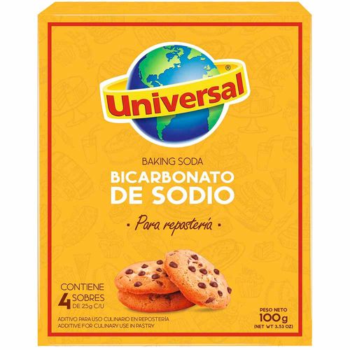 Bicarbonato de Sodio UNIVERSAL Caja 100g