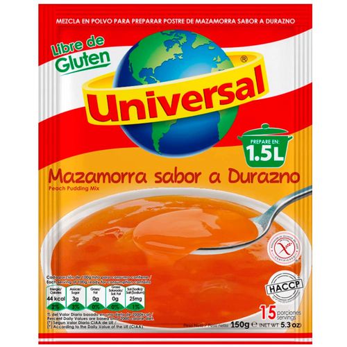 Mazamorra de Durazno UNIVERSAL Bolsa 150g