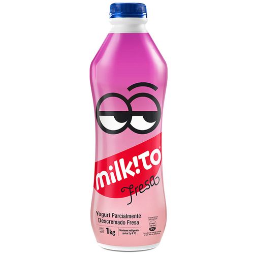 Yogurt MILKITO Fresa Botella 1Kg