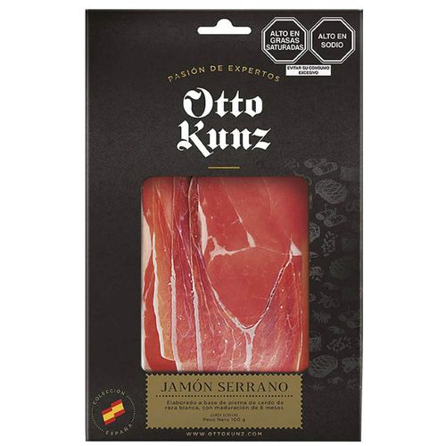 Jamón Serrano OTTO KUNZ Paquete 100g