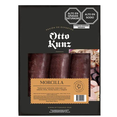 Morcilla OTTO KUNZ Empaque 250g