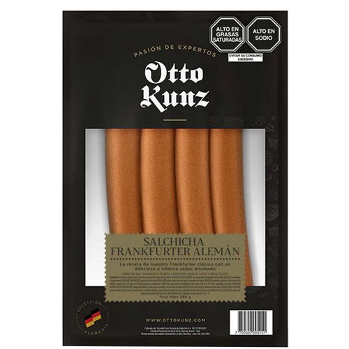 Salchicha Frankfuter Alemán OTTO KUNZ Paquete 280g