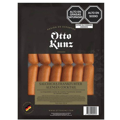 Salchicha Frankfurter Cocktail OTTO KUNZ Paquete 220g