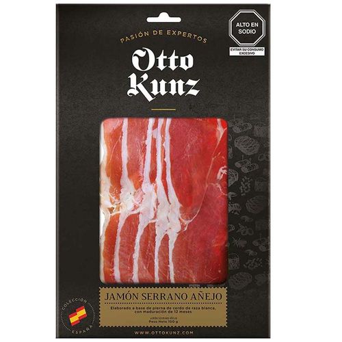 Jamón Serrano OTTO KUNZ Añejo Paquete 100g