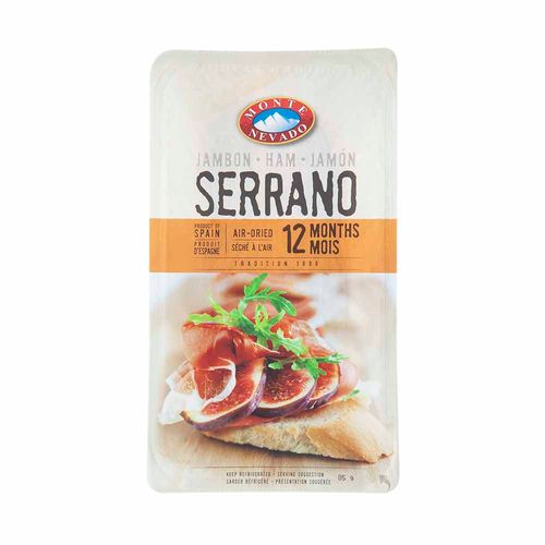 Jamón Serrano MONTENEVADO Paquete 85g