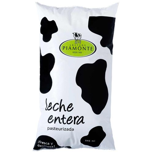 Leche Entera PIAMONTE Bolsa 946ml