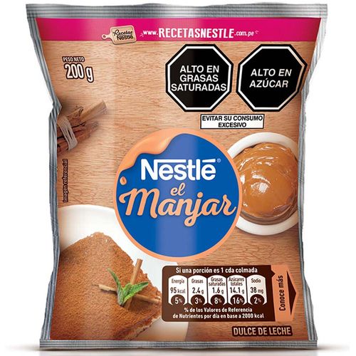 Manjar Blanco NESTLÉ Bolsa 200g