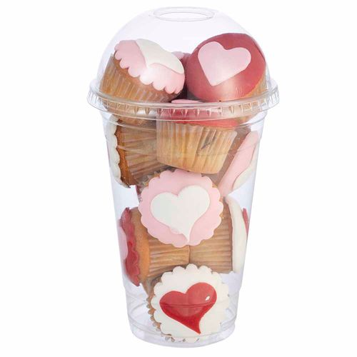 Mini Cupcake Decorado Envase 12un