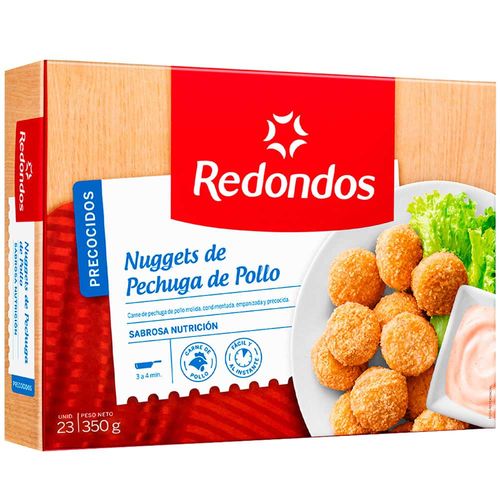 Nuggets de Pechuga de Pollo REDONDOS Bolsa 23un