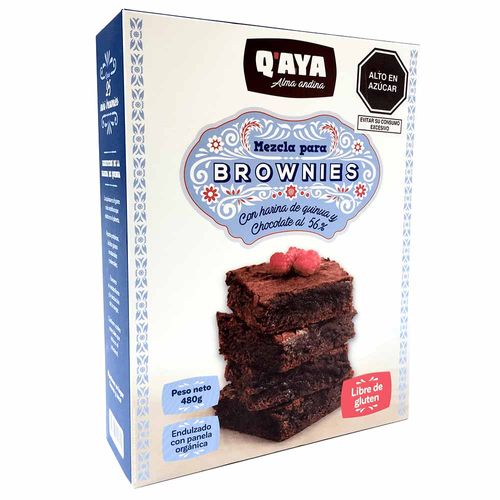 Pre Mezcla para Brownies QAYA Caja 620g