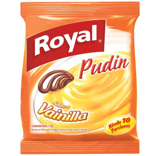 Pudín ROYAL Sabor a Vainilla Bolsa 100g