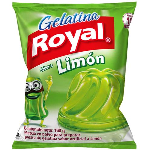 Gelatina ROYAL Sabor a Limón Bolsa 160g