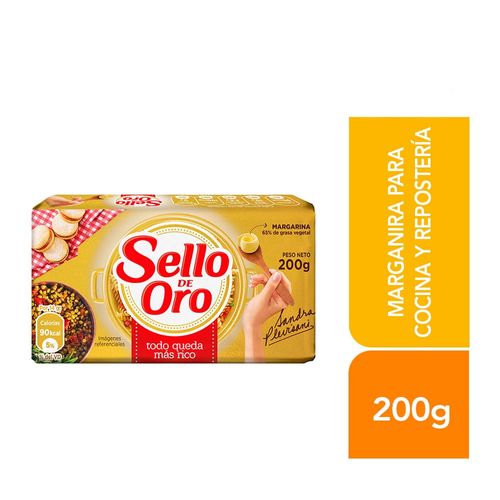 Margarina SELLO DE ORO Barra 200g