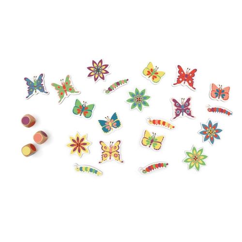 Juego de mesa mini Scratch Caza Mariposas