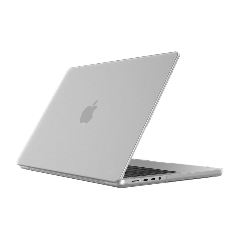 Case-Hard-Shell-para-MacBook-Pro-16---2019--Wiwu-Transparente-Mate