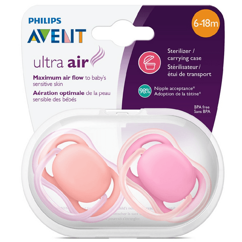 CHUPONES AVENT AIRFLOW DE 6 A 18 MESES NIÑA SCF244/23