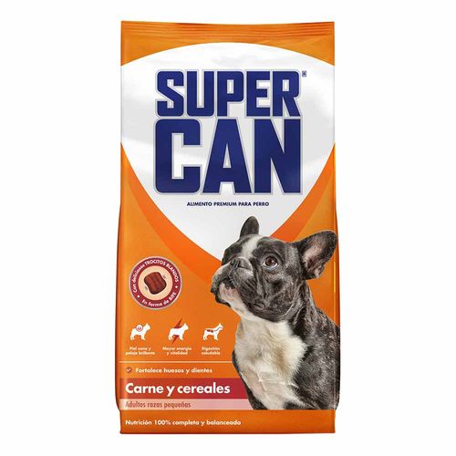 Comida para Perro SUPERCAN Adulto Razas Pequeñas Bolsa 3Kg