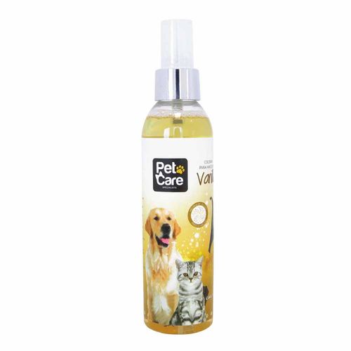 Colonia para Mascotas PET CARE Aroma Vainilla Botella 175ml