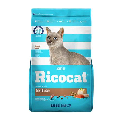 Comida para Gatos RICOCAT Adultos Esterilizados Bolsa 9Kg