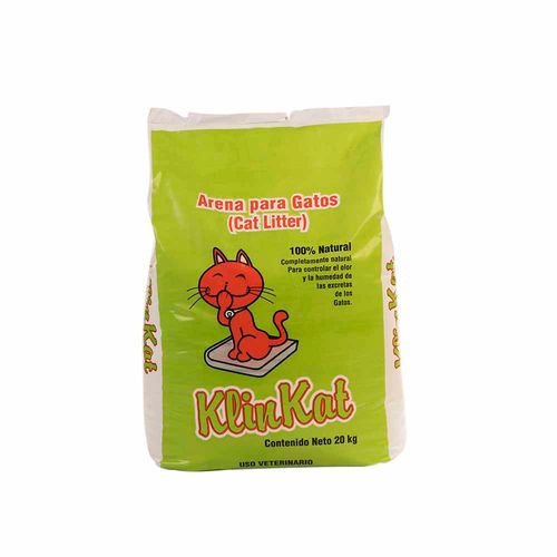 Arena para Gatos KLINKAT 100% Natural Bolsa 20Kg