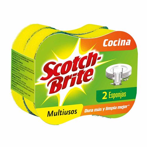 Esponja SCOTCH-BRITE Multiusos Paquete 2un