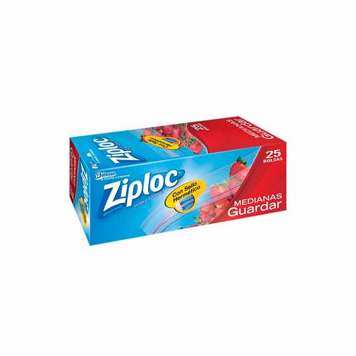 Bolsa para Guardar ZIPLOC Paquete 25un