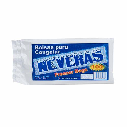 Bolsas conservadoras SUPER BAG Nevera 9x14 Paquete 100Un