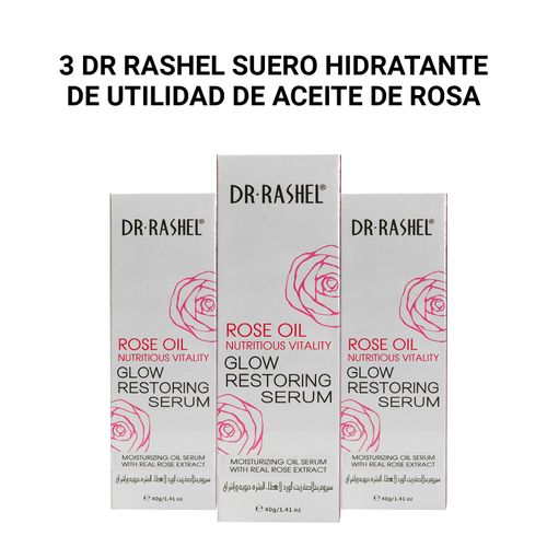 3 Dr Rashel Suero Hidratante de Utilidad de Aceite de Rosa