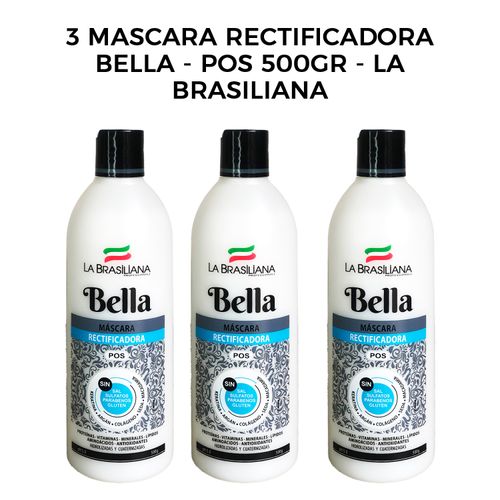 3 Mascara Rectificadora Bella - Pos 500gr - La Brasiliana