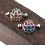 Piercing-pezon-nipple-flor-de-loto-multicolor
