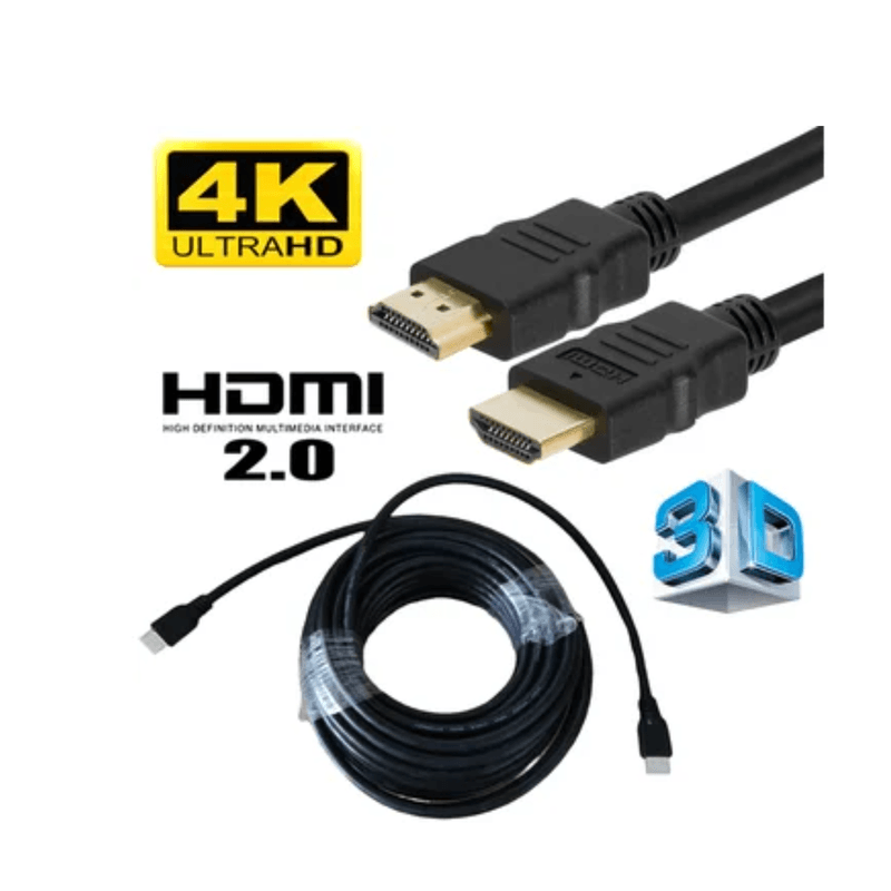 Cable HDMI Negro 20 Metros Alta Definición