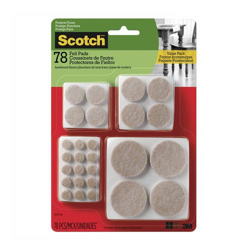 Felpas redondas Beige pack x 78 unidades