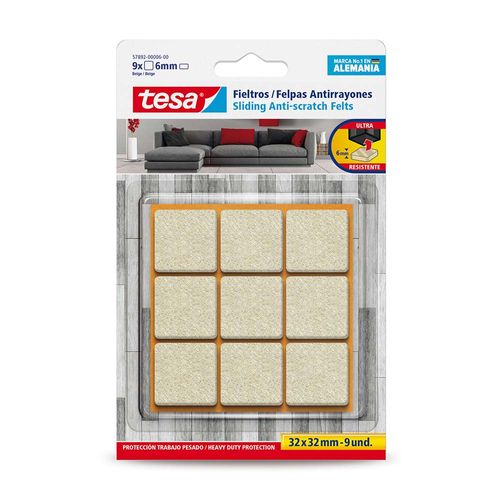 Felpa Protect Antirayones T.pesado 32x32mm 9und