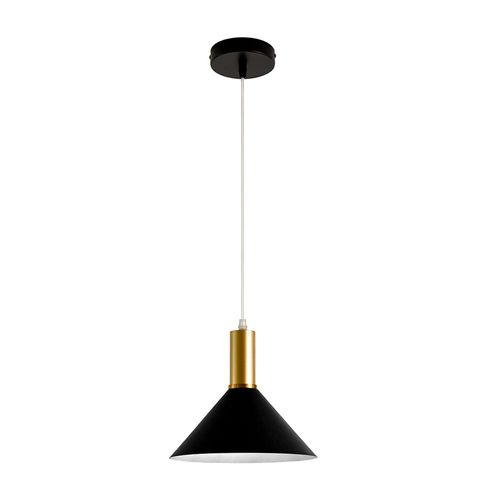 Colgante Delta E27 Max 40w Bk D25x25x120cm