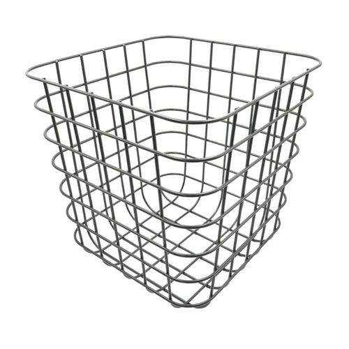 Cesta organizadora de metal Negro 31x31x31