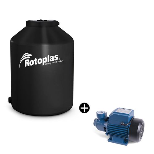 COMBO Tanque Negro 1100 litros + Electrobomba periférica 0.5HP