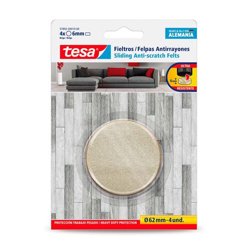 Felpa Protect antirayones Trab. Pesado 62mm 4und