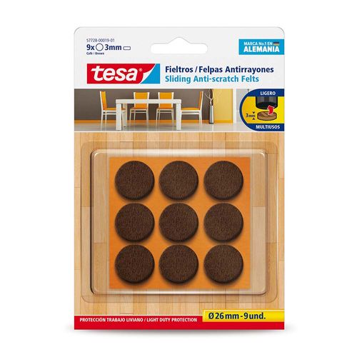 Felpa Portect antirayones Trab. Liviano 26mm 9und