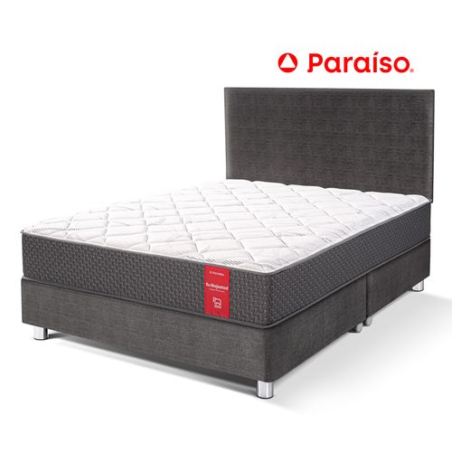 Juego de Dormitorio Paraíso Su Majestad King Acero + 2 almohadas + protector