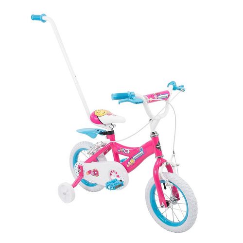 Bicicleta Summerland Parent Handle 12" Girls 22539Y Aro 12 Rosado