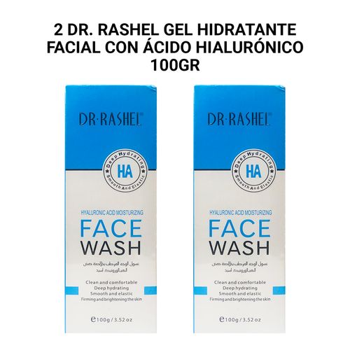 2 Dr. Rashel Gel Hidratante Facial Con Ácido Hialurónico 100gr