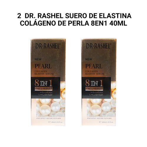 2 Dr. Rashel Suero de elastina de colágeno perla 8EN1 40ml