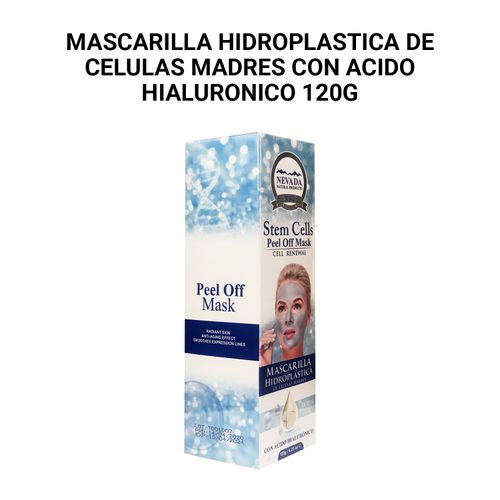 Mascarilla Hidroplastica de Celulas Madres Con Acido Hialuronico 120g